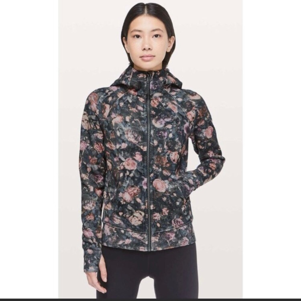 Lululemon Scuba Full Zip Hoodie - Frosted Rose Multi - Size 4